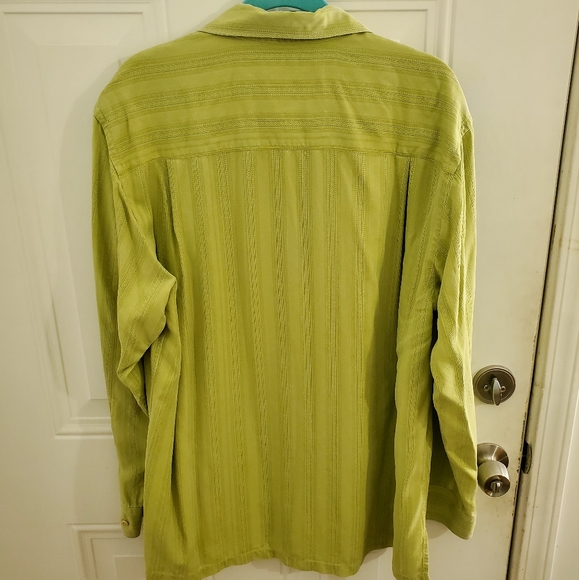 Tommy Bahama Silk Button-Down Shirt - Picture 6 of 8